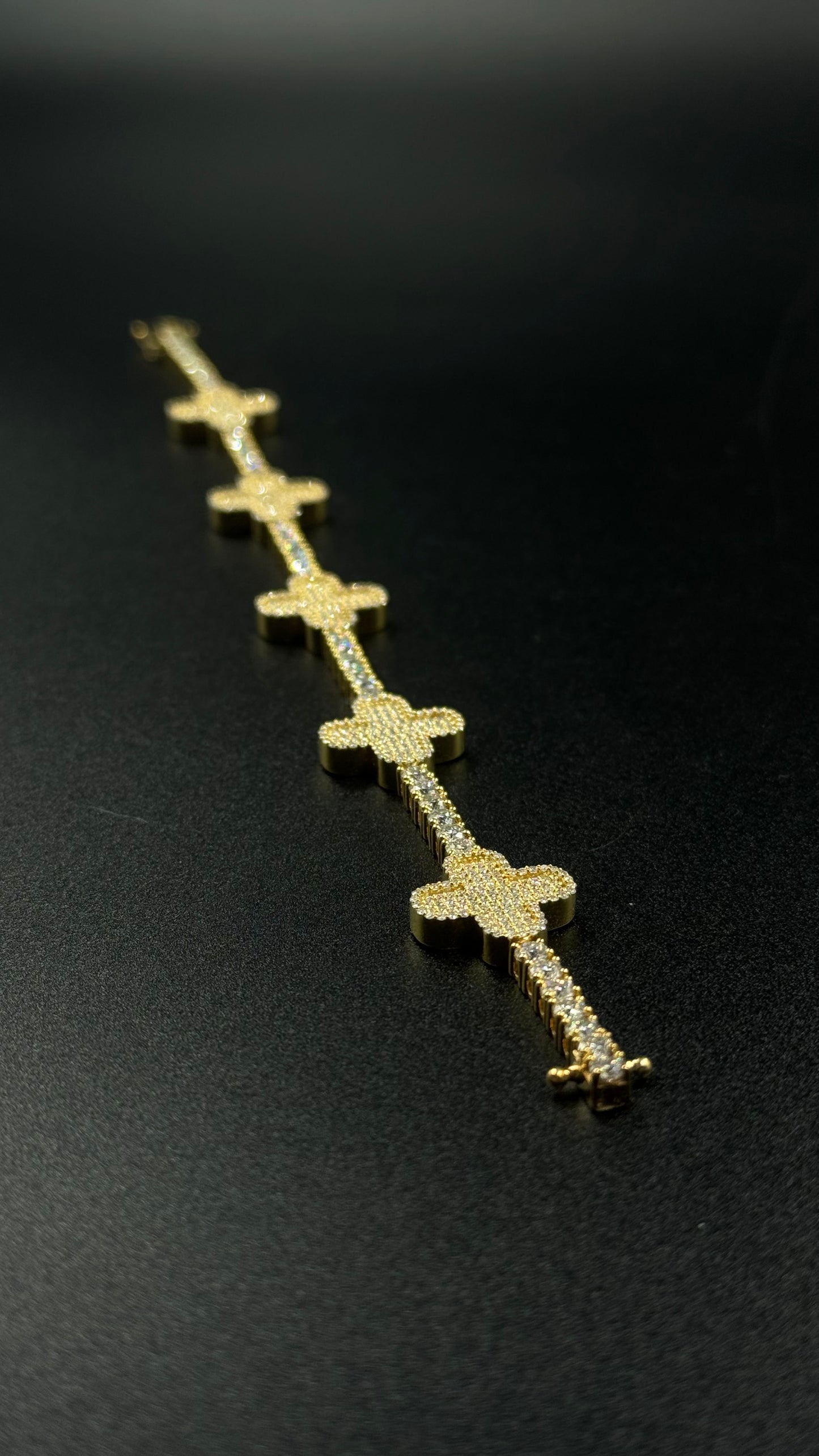 Bracelet clover 3mm